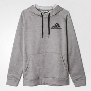 Adidas Training Men's Grey Fleece Clima Cool  Hoodie Size Small AA6554